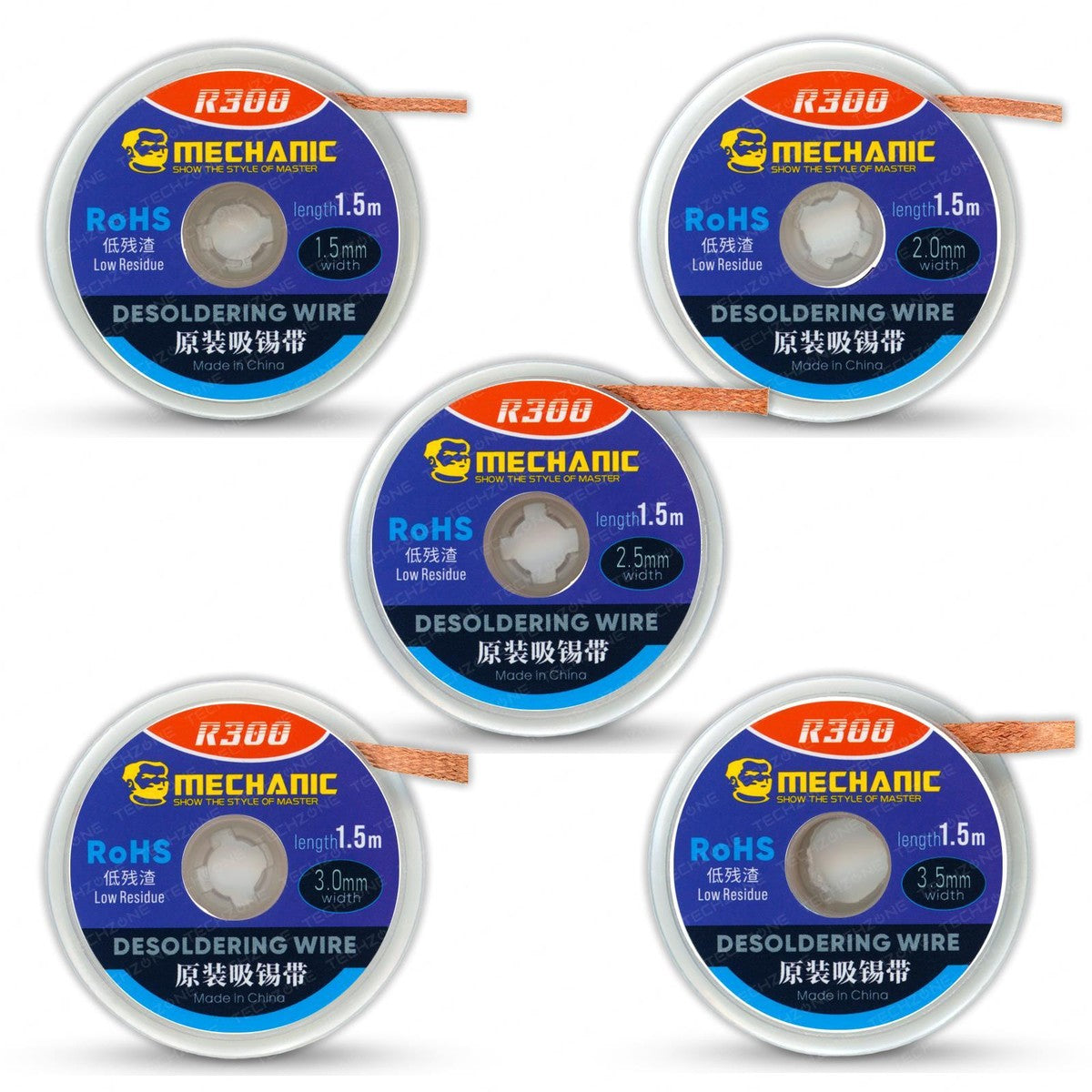 R300 Mechanic's De-soldering Wick - Best Quality 1.5m Length Wick